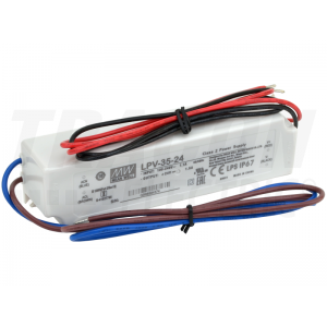 DRIVER LED 35W 24V DC IP67 LPV-35-24