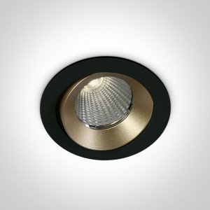 SPOT INCASTRAT LED 12W AJUSTABIL IP65 BLACK 11112P