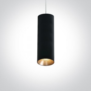 PENDUL CILINDRIC GU10 BLACK L240mm
