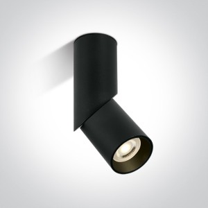 Spot Aparent Interior GU10 Directional, Negru Mat, Orientabil