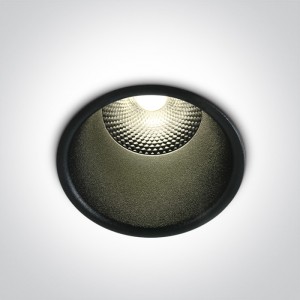 SPOT INCASTRAT LED 10W SLIM BLACK IP20 10110FD