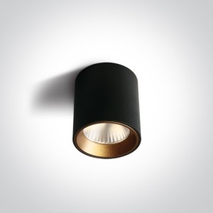 Spot Aparent Interior LED 7W Round, Negru