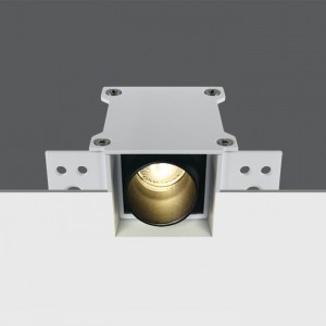 SPOT INCASTRAT LED 3W TRIMLESS SQUARE 50103ATR BLACK