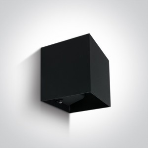 APLICA EXTERIOR LED 6W CUBE BLACK IP54 67398C