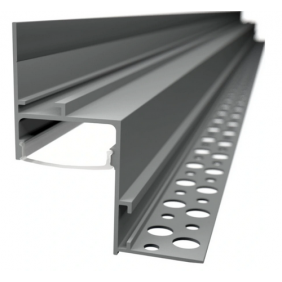  Profil LED Scafa Trimless Wall Glow Aluminiu cu Dispersor Opal 2m- 503