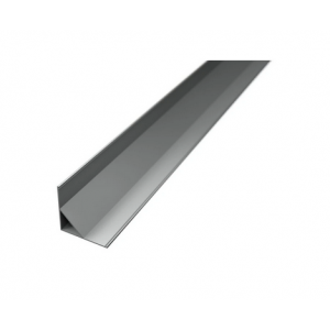  Profil LED Colt Aparent 2m 16x16mm Aluminiu Silver cu Dispersor Opal Alb - LP202