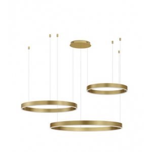 LAMPA SUSPENDATA LED 140W BRASS GOLD D140