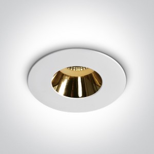 SPOT INCASTRAT BEC LED 10W 10105MD WHITE-GOLD