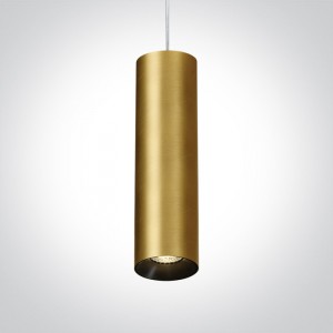 PENDUL CILINDER GU10 BRASS-GREY METAL L400mm