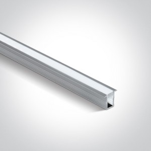  Profil LED Incastrat 2m 13mm Aluminiu cu Dispersor Opal - 7901R