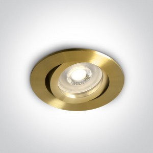 SPOT INCASTRAT BEC LED 10W ORIENTABIL BRASS 11105A1