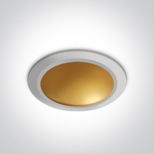 SPOT INCASTRAT LED HIDDEN 16W 10116FD WHITE-BRASS SPOT INCASTRAT LED HIDDEN 16W 10116FD WHITE-BRASS