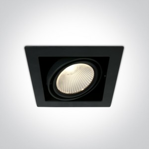 SPOT INCASTRAT LED SQUARE 30W BLACK 50130 BLACK SPOT INCASTRAT LED SQUARE 30W BLACK 50130 BLACK