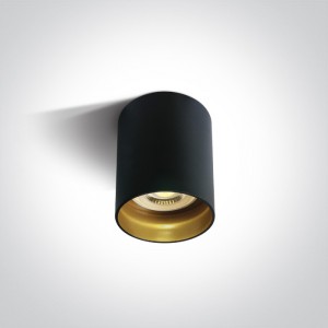 Spot Aparent Interior GU10 10W Metal Black, Negru
