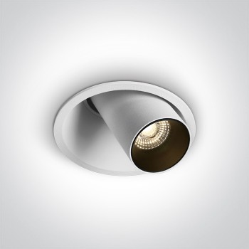 Spot Incastrat LED 6,5w Mini Alb Orientabil 11107C