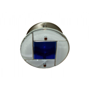 SPOT INCASTRAT BEC LED 8W BLUE GLASS